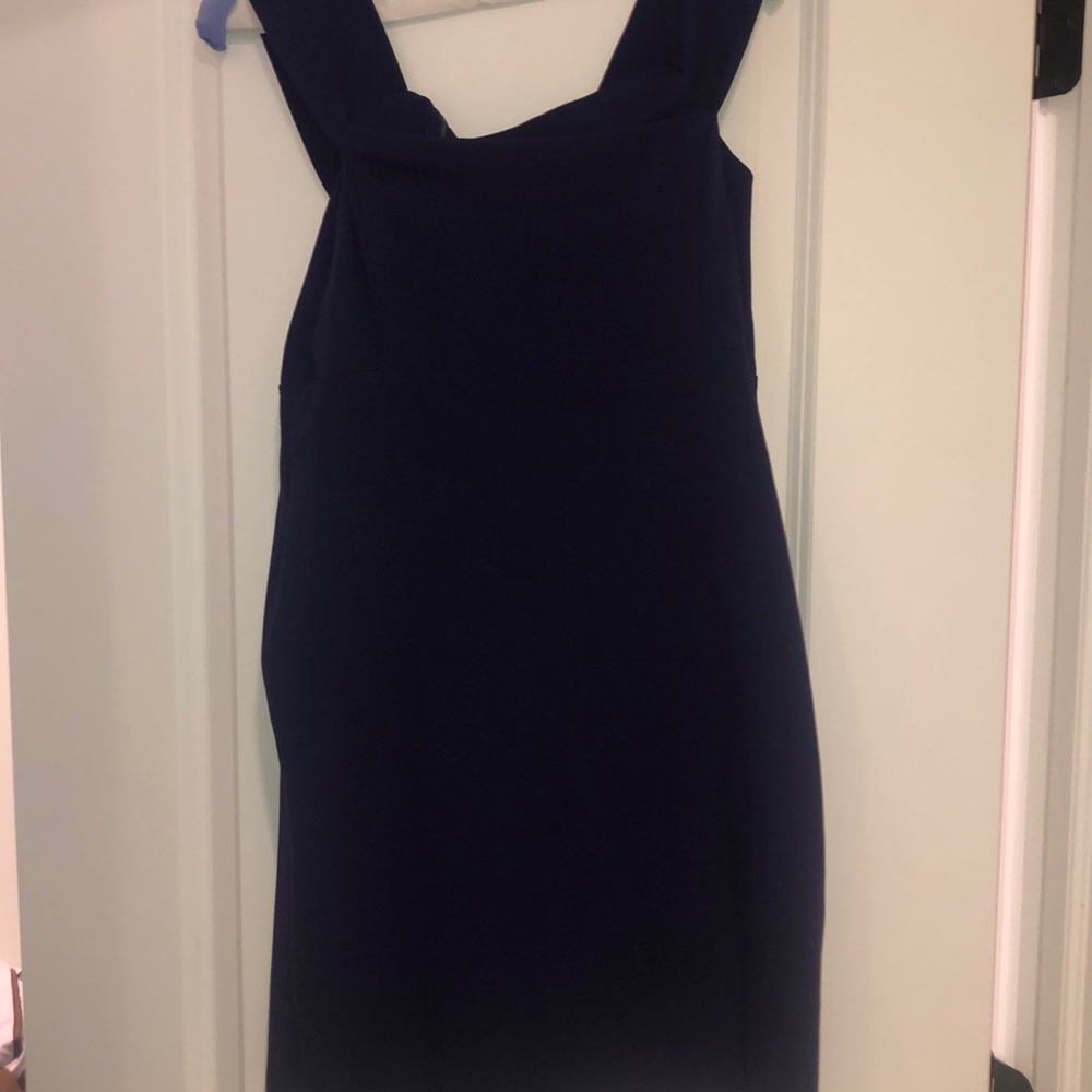 Blue Off the Shoulder dress